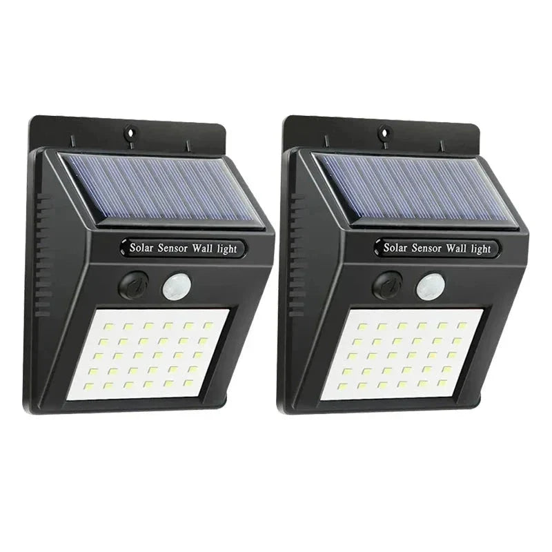 Solar-Powered Outdoor Motion Sensor LED Wall Light