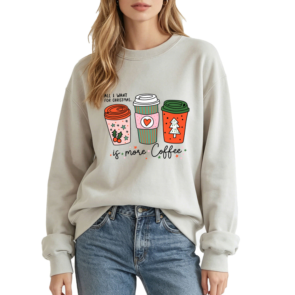 Coffee cup printed hoodie