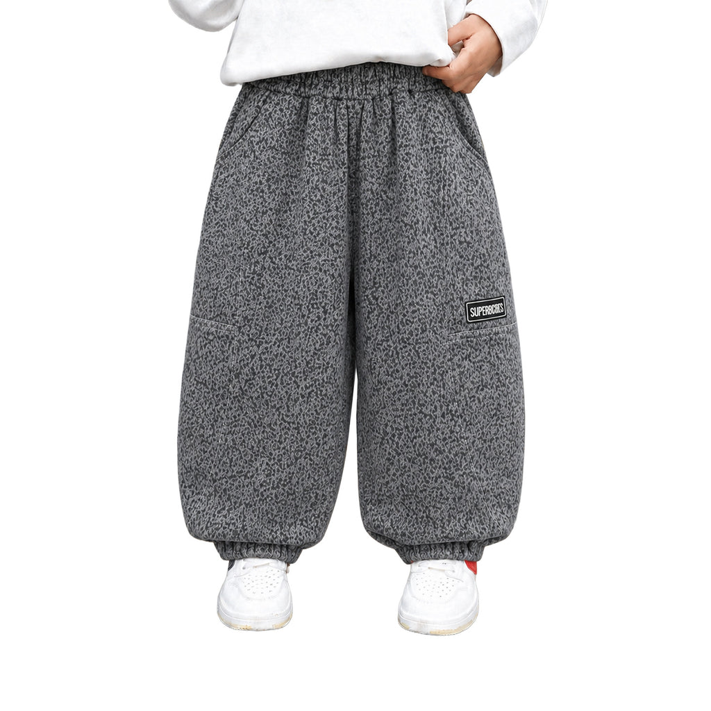 Boys Casual Sport Loose Knit Cuffed Sweatpants