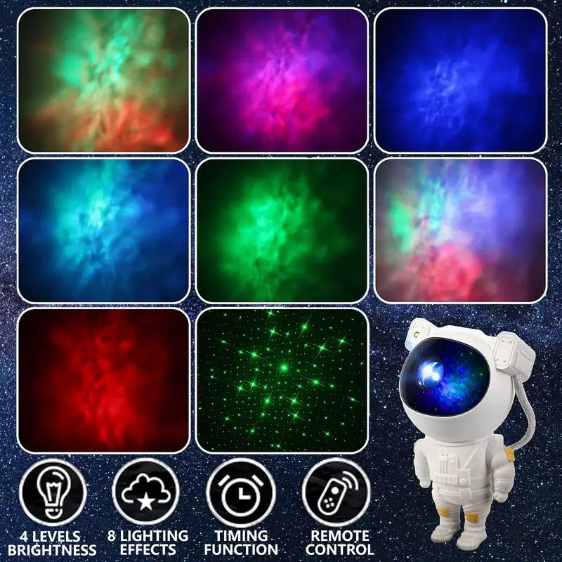 Astronaut Starry Sky Night Light
