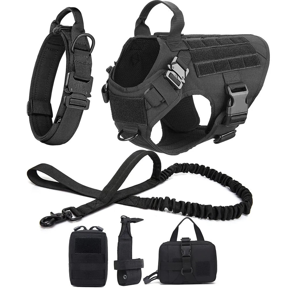 Military Dog Harness And Leash Kits