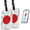Smart Bag Security Tag - Japan Flag [Pack 2]